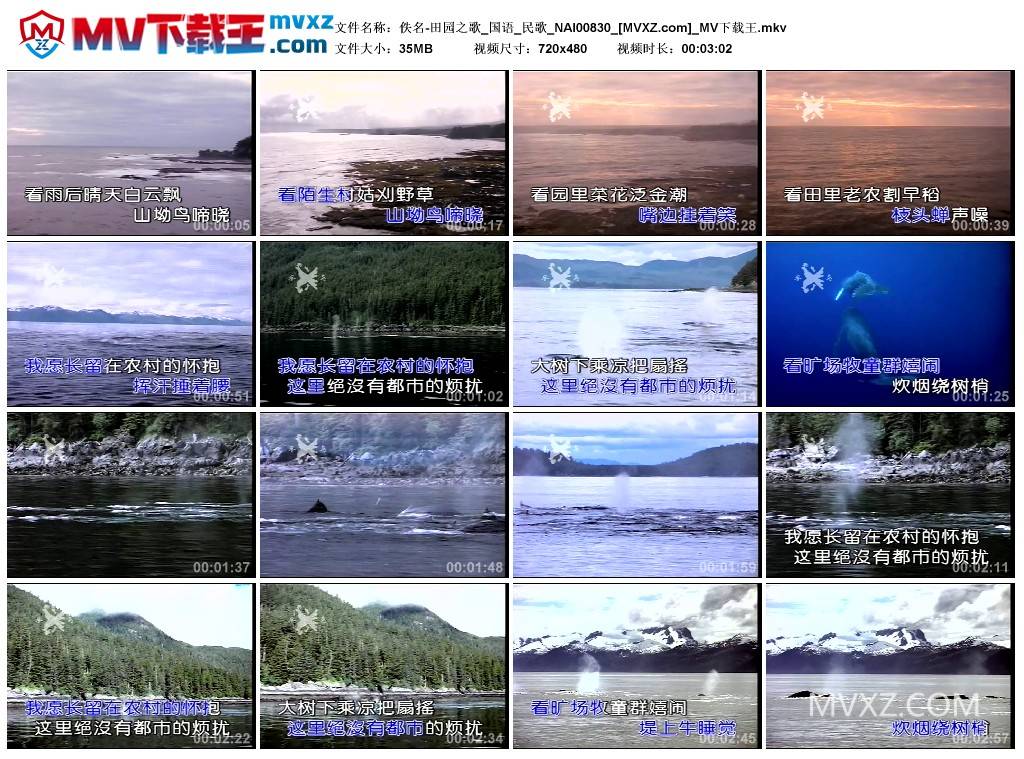 佚名-田园之歌_国语_民歌_NAI00830